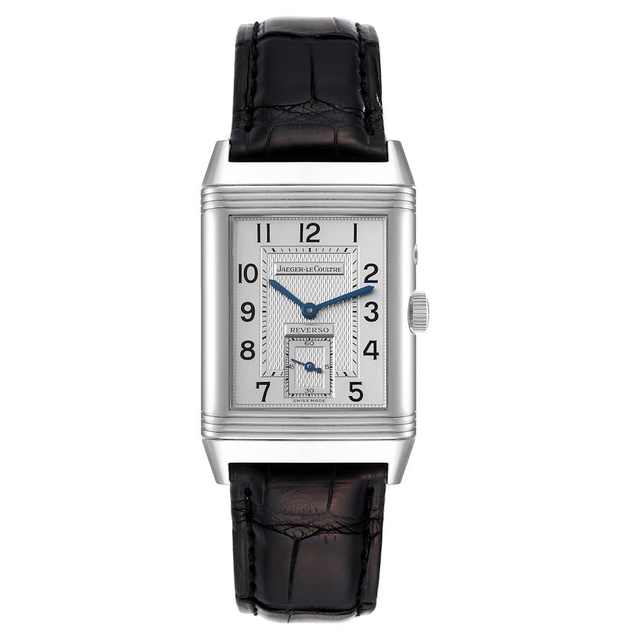 Jaeger LeCoultre Reverso Duo Day Night Steel Mens Watch 270.8.54