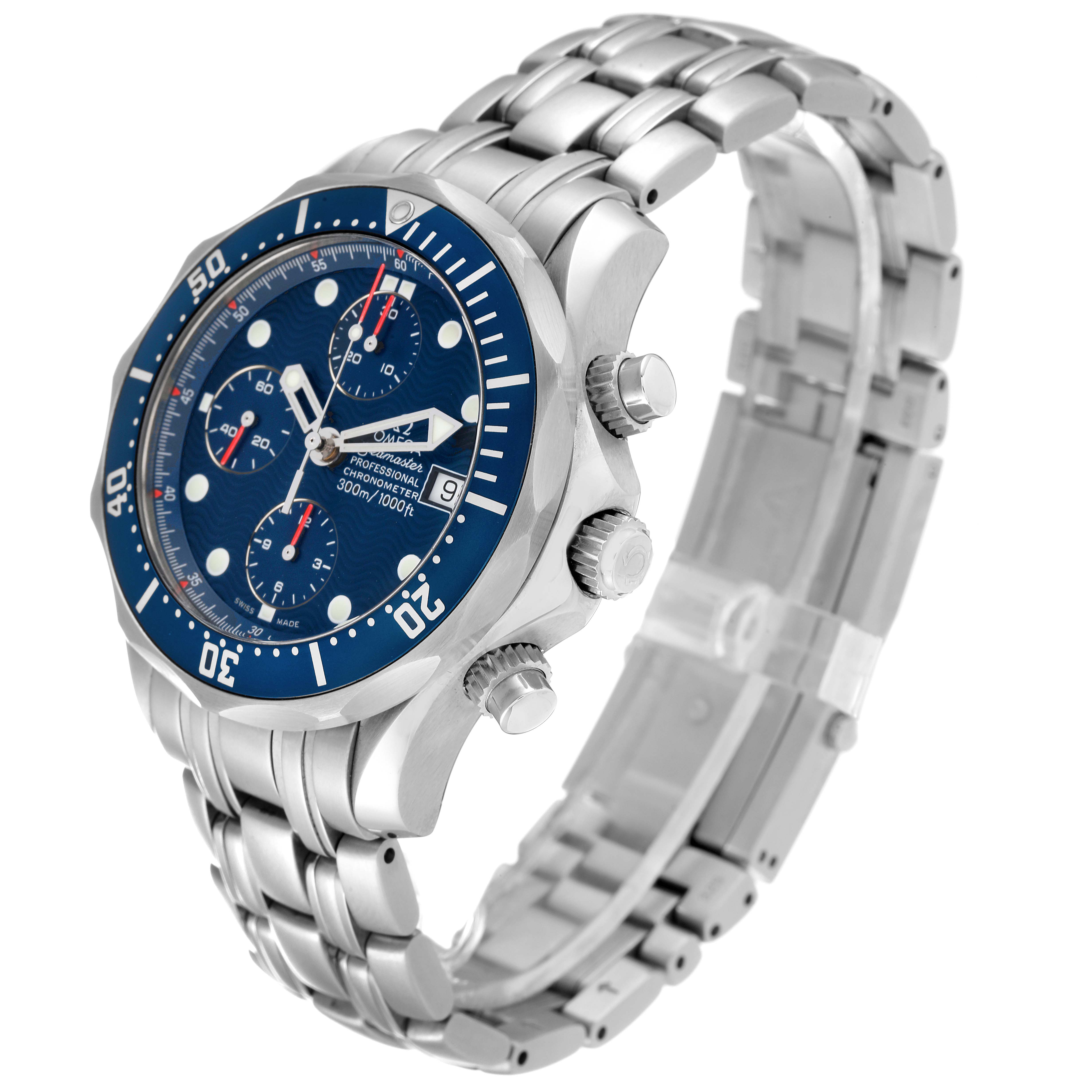 Omega Seamaster 300m Chronograph Steel Mens Watch 2599.80.00 Unworn ...