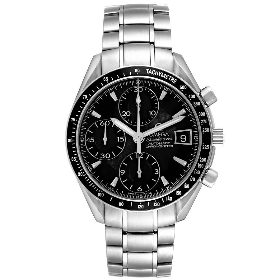 Omega Speedmaster Date Black Dial Steel Mens Watch 3210.50.00