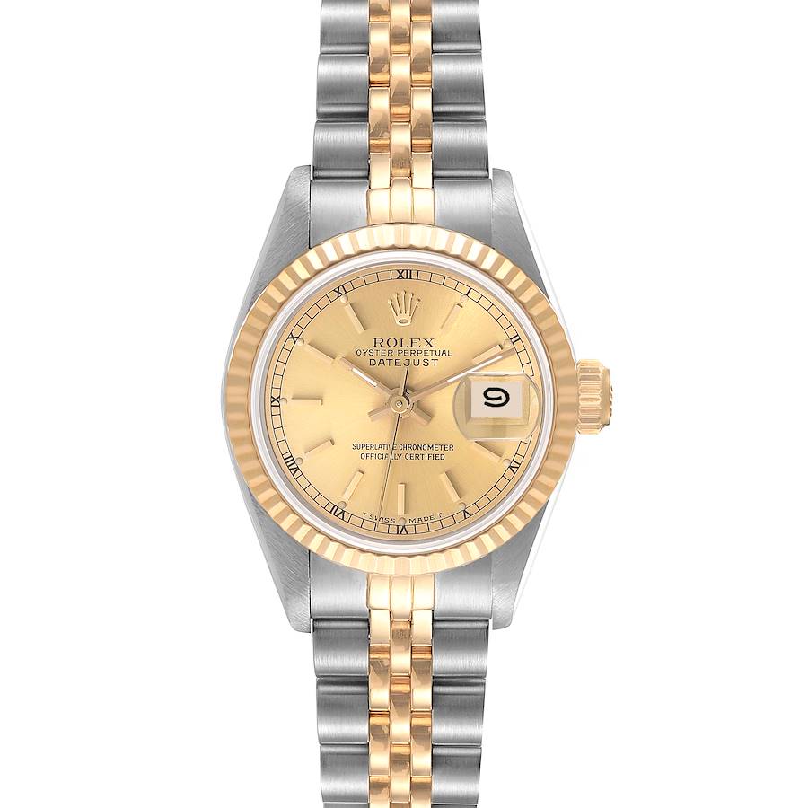 NOT FOR SALE Rolex Datejust Steel Yellow Gold Champagne Dial Ladies Watch 69173 PARTIAL PAYMENT SwissWatchExpo