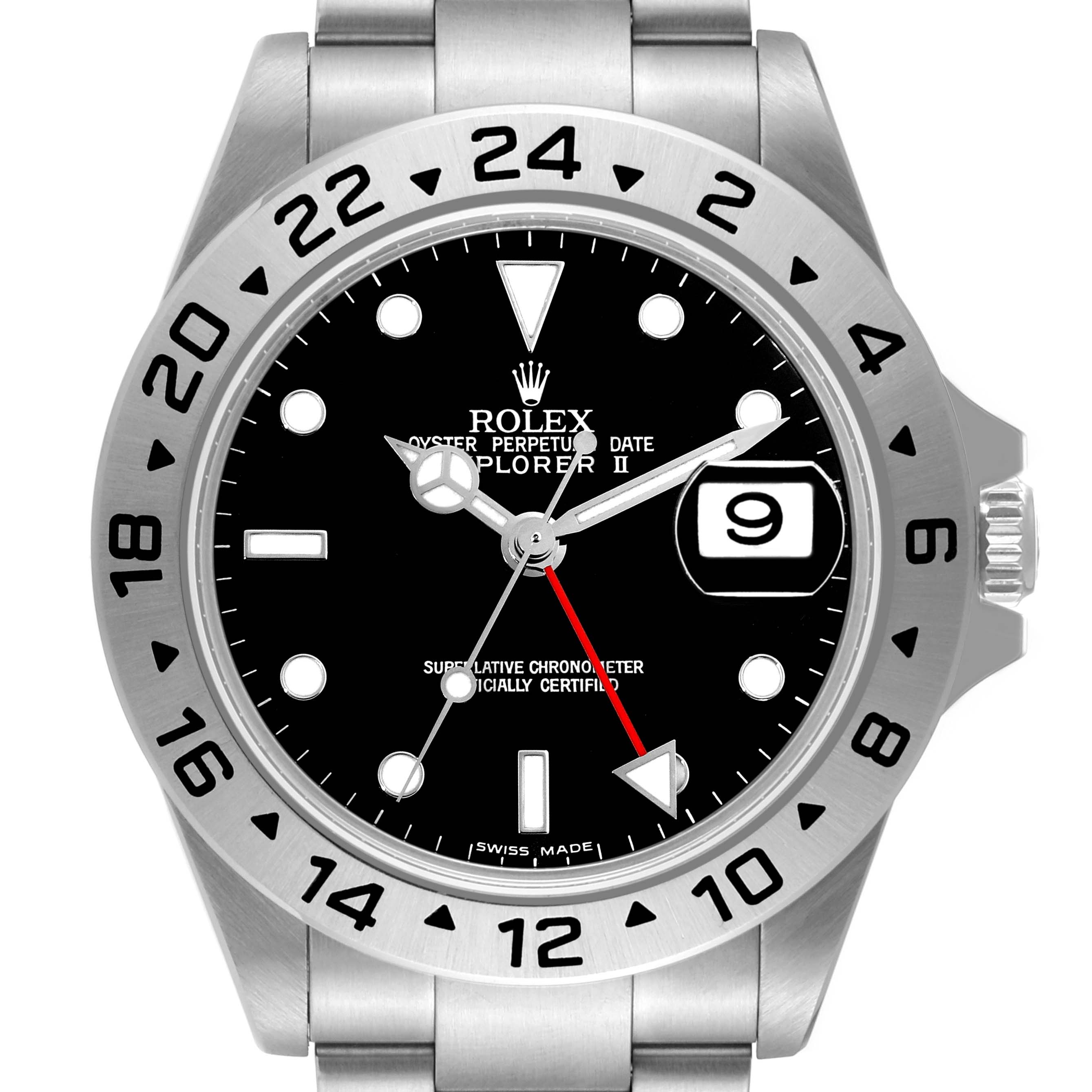 Rolex Explorer Stainless Steel 16570 Stock 53469 SwissWatchExpo