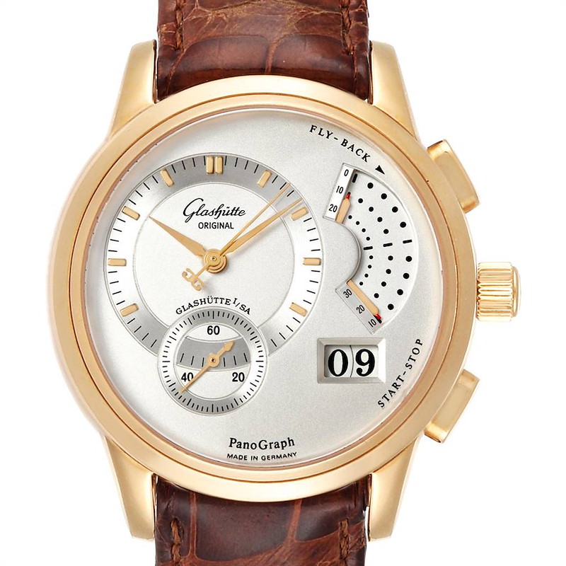 NOT FOR SALE Glashutte PanoGraph Manual 18K Yellow Gold Mens Watch 61-03-25-15-04 PARTIAL PAYMENT SwissWatchExpo