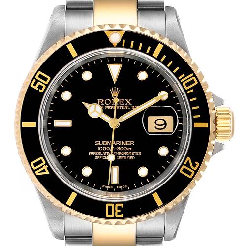 Photo of NOT FOR SALE Rolex Submariner Black Dial Steel Yellow Gold Mens Watch 16613 PARTIAL PAYMENT
