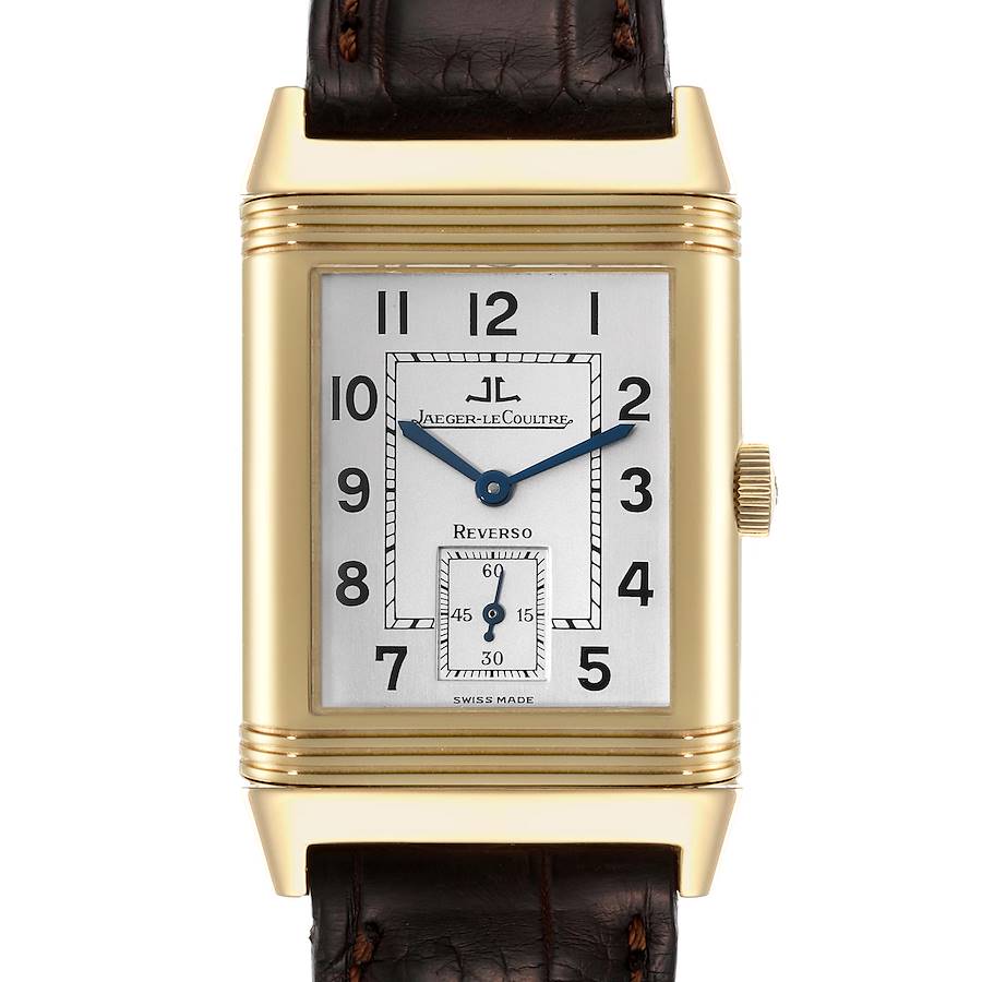 Jaeger LeCoultre Reverso Grande Taille Yellow Gold Mens Watch 270.1.62 SwissWatchExpo