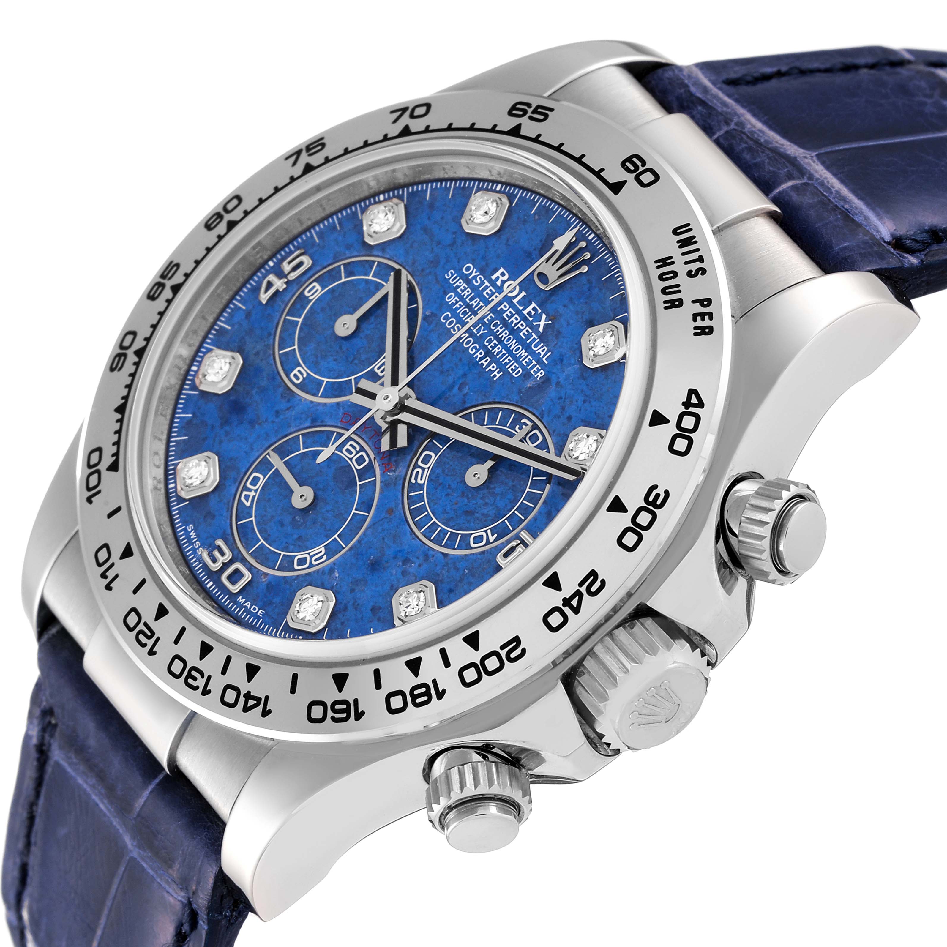 Rolex Daytona White Gold 116519 | Stock 44978 | SwissWatchExpo