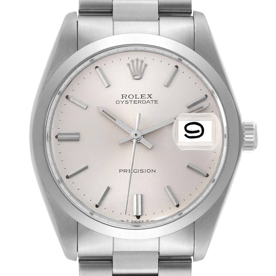 *NOT FOR SALE* Rolex OysterDate Precision Silver Dial Steel Vintage Mens Watch 6694 (Partial Payment) SwissWatchExpo