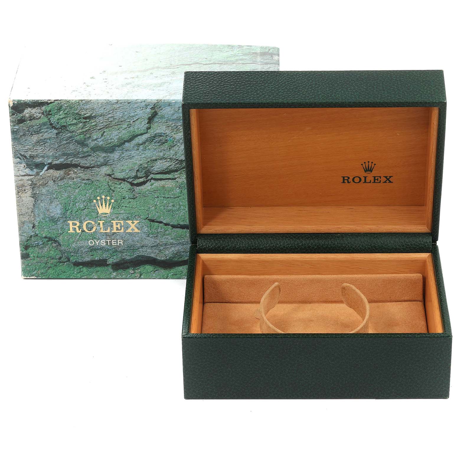 The image shows the open box and packaging for a Rolex Submariner 16610LV Men's Stainless Steel Black Dial 16610LV Men's Stainless Steel Black Dial watch.