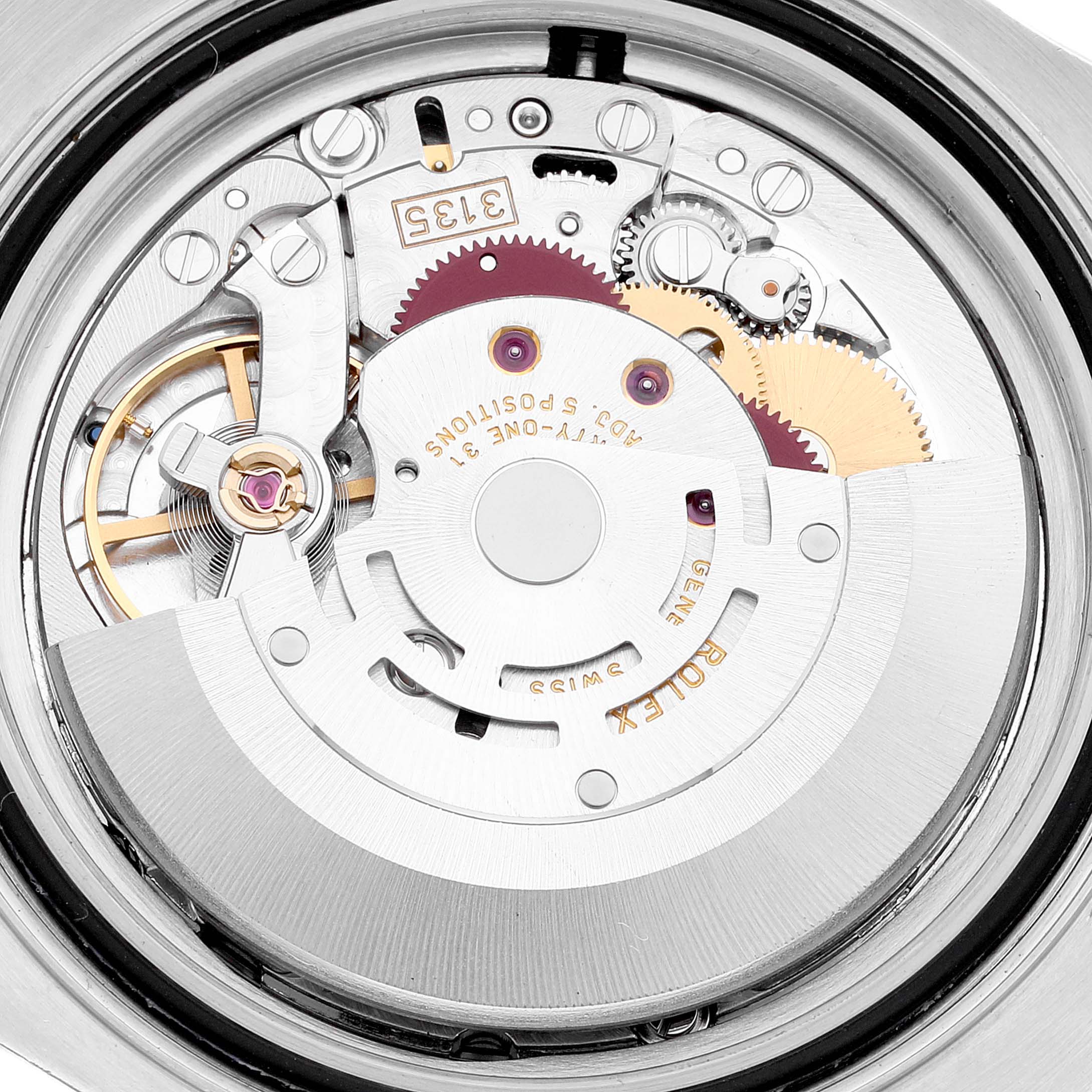 This image shows the inner mechanical movement of a Rolex Yacht-Master 16623 Men
s Steel and Gold (two tone) White Dial 16623 Men
s Steel and Gold (two tone) White Dial watch.