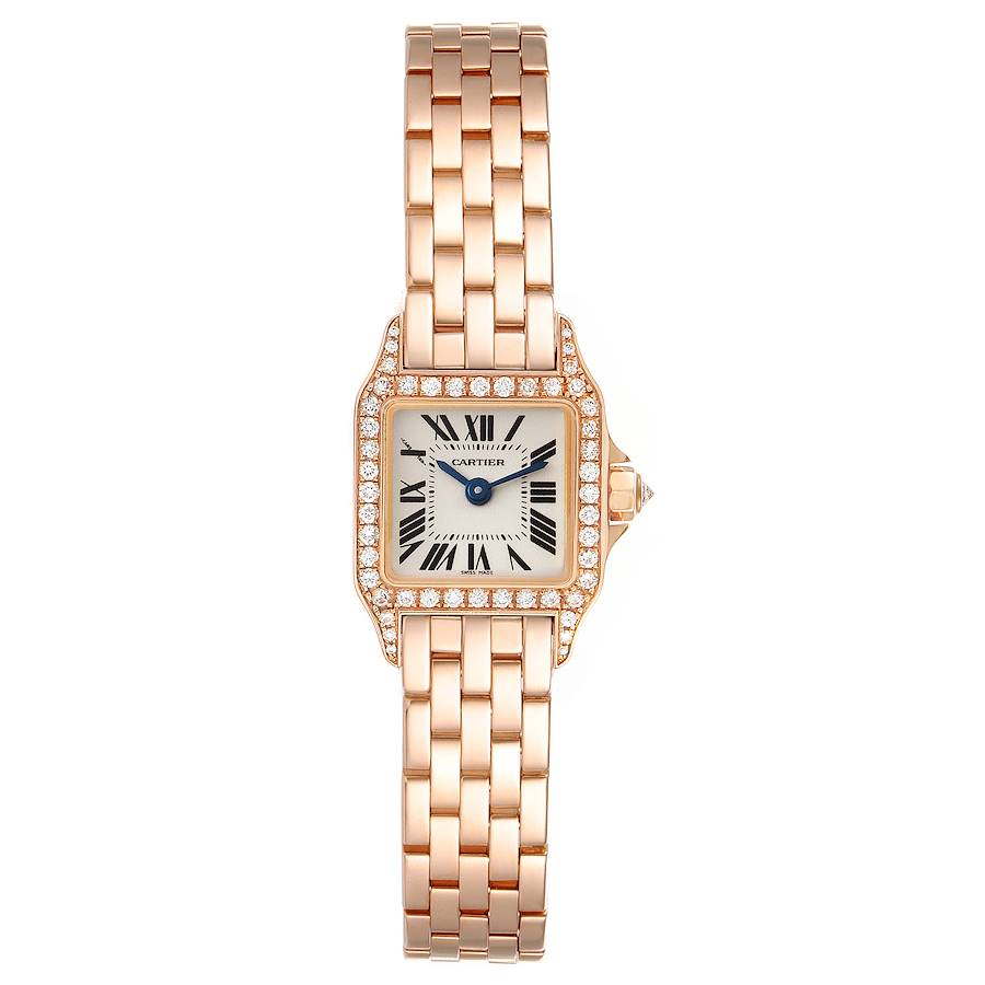 Cartier Santos Demoiselle Watch Rose Gold WF9011Z8 | SwissWatchExpo