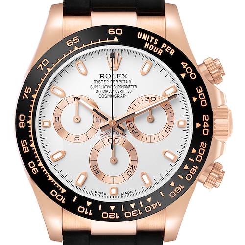 Photo of Rolex Cosmograph Daytona 40 Rose Gold Mens Watch 116515 Box Card
