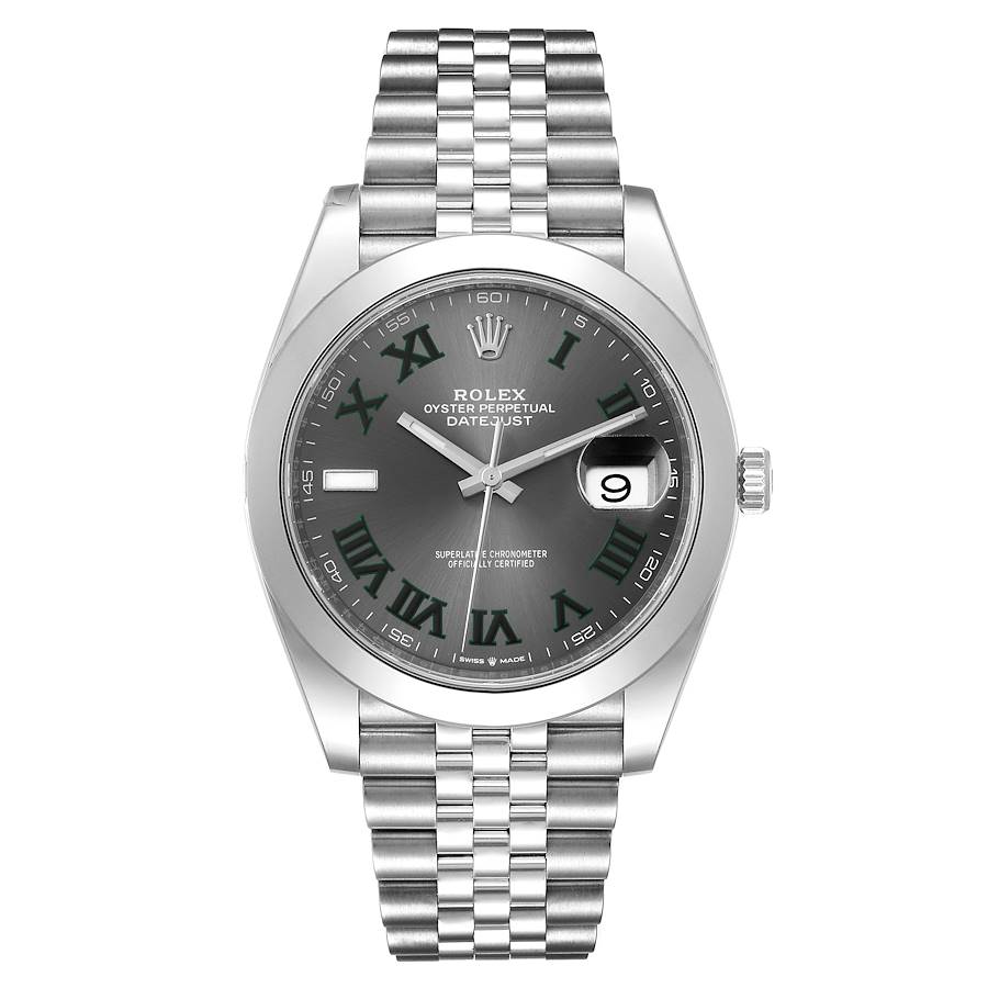 Rolex deals green numerals