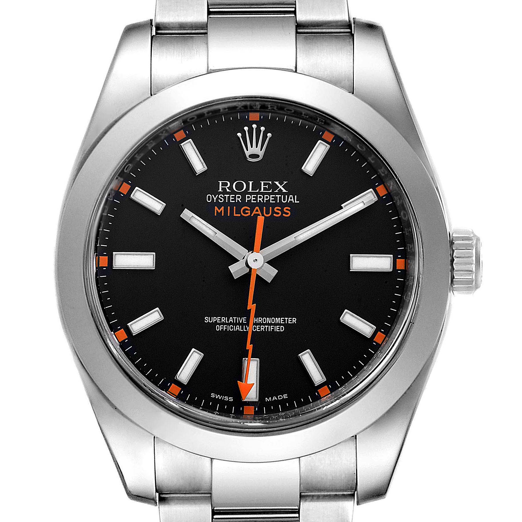 rolex milgauss nero