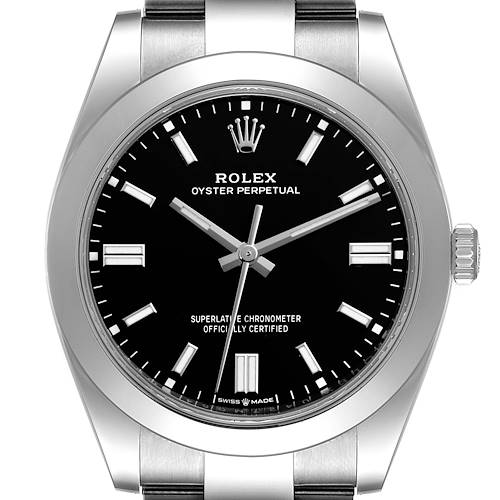 Photo of NOT FOR SALE Rolex Oyster Perpetual Black Dial Steel Mens Watch 126000 Unworn PARTIAL PAYMENT