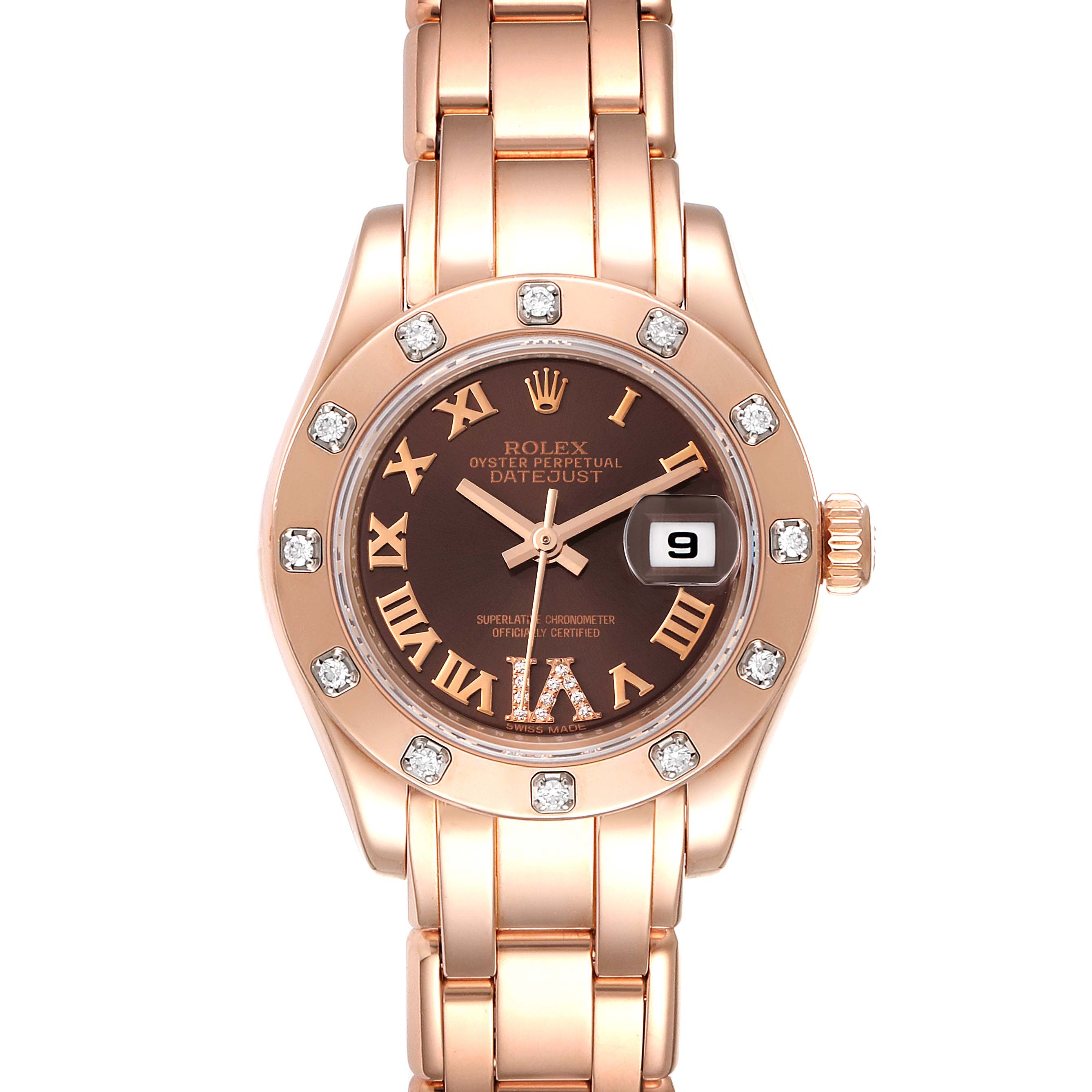 Chocolate gold shop watch womens