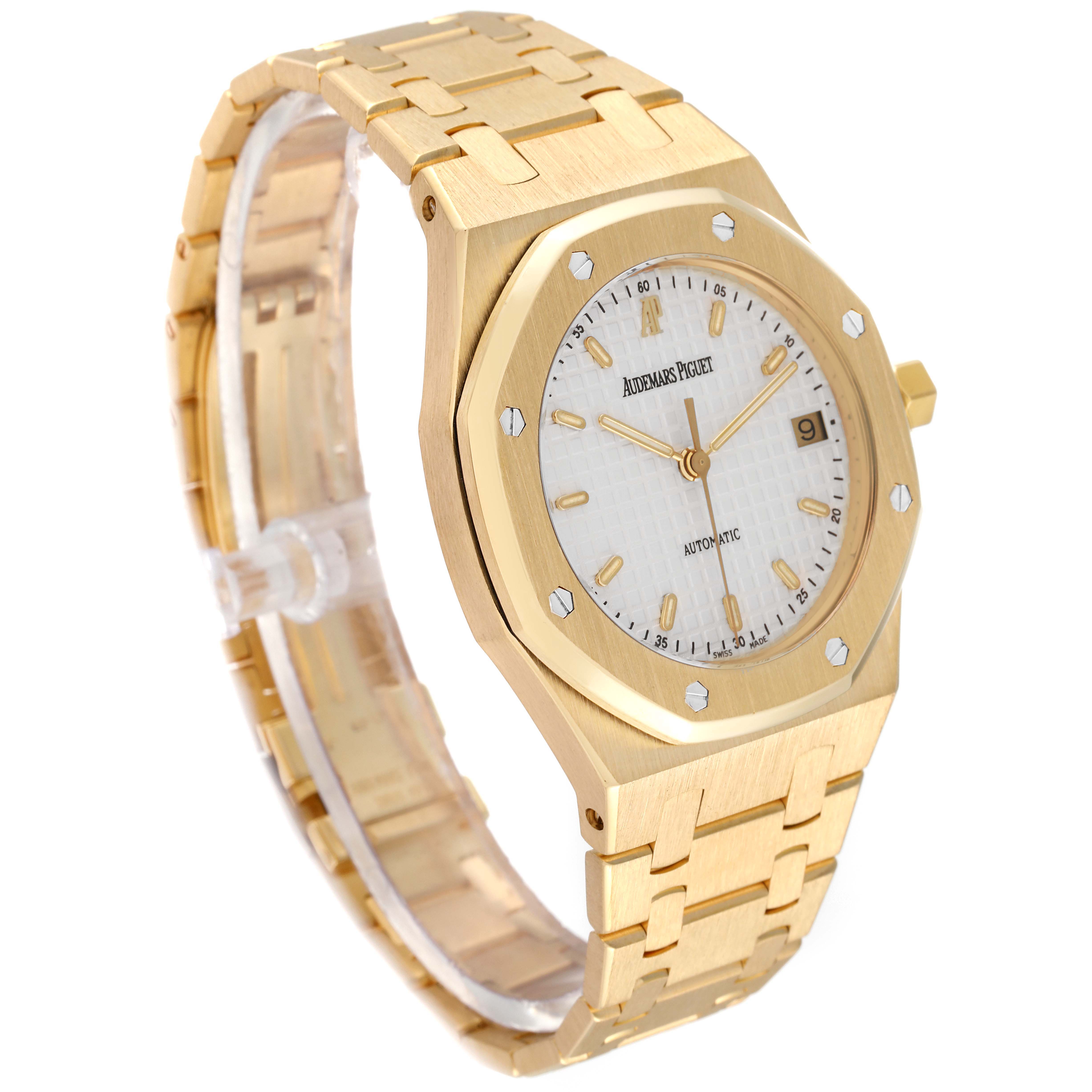 Audemars Piguet Royal Oak 18k Yellow Gold Mens Watch 14790BA ...