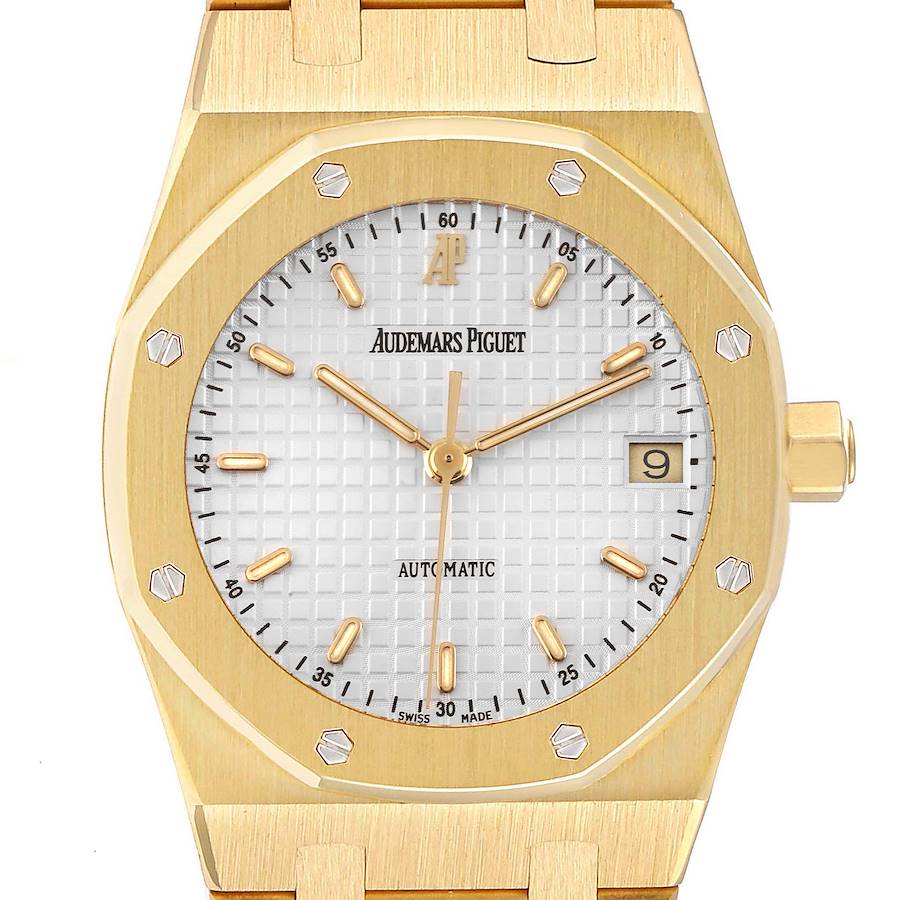 Audemars Piguet Royal Oak 18k Yellow Gold Mens Watch 14790BA SwissWatchExpo
