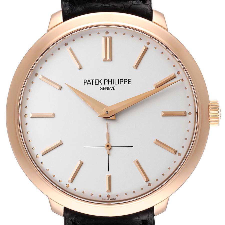 NOT FOR SALE Patek Philippe Calatrava Rose Gold Silver Dial Mens Watch 5123 5123R PARTIAL PAYMENT SwissWatchExpo