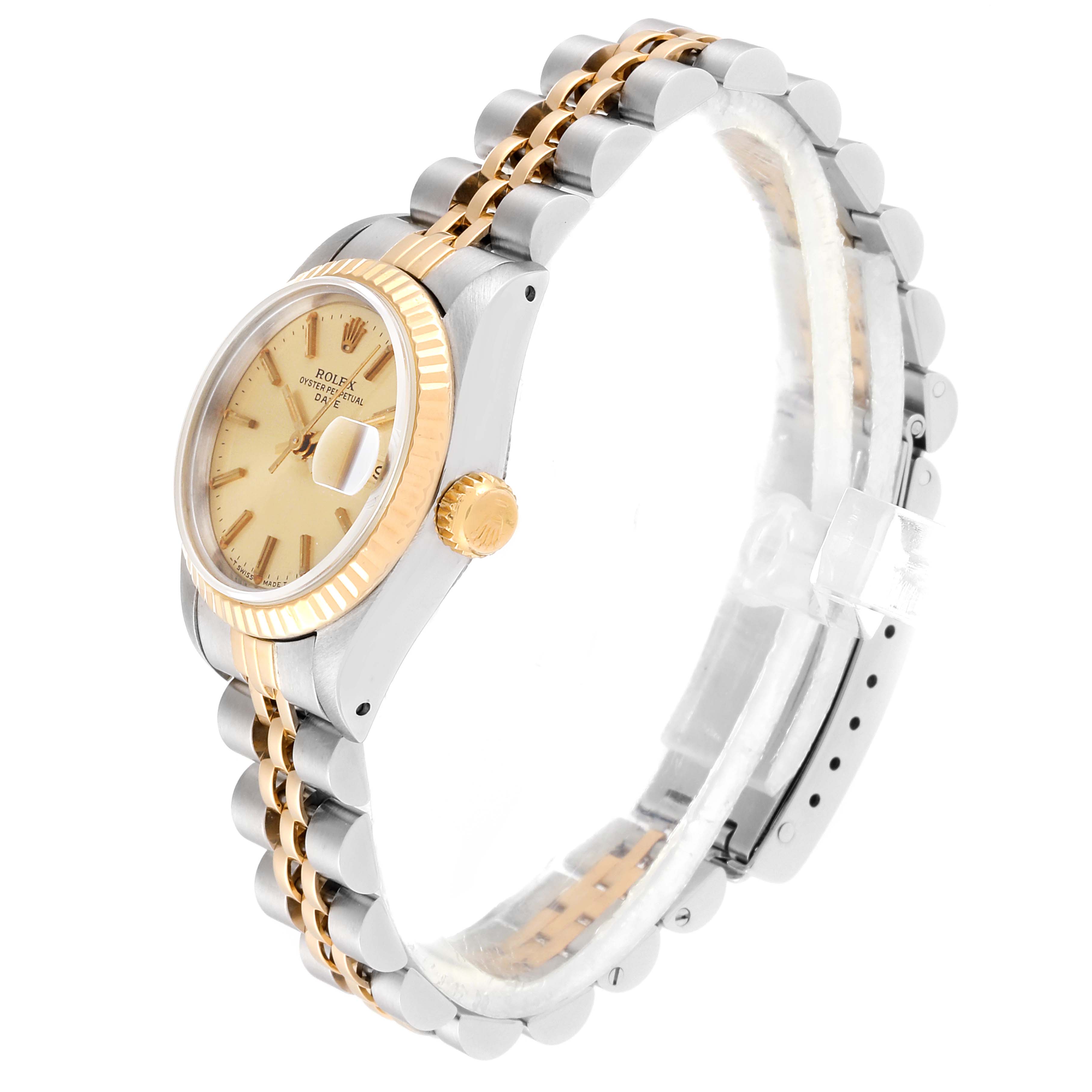 Rolex Datejust Steel Yellow Gold Jubilee Bracelet Ladies Watch 69173 ...