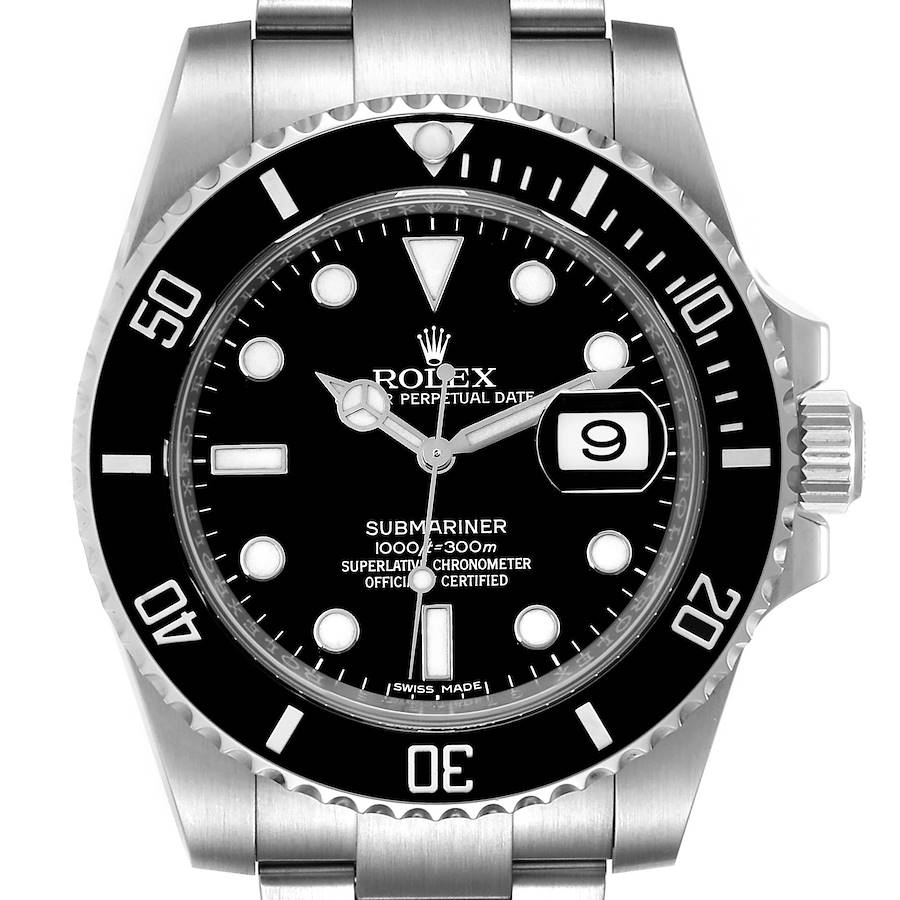 NOT FOR SALE Rolex Submariner Black Dial Ceramic Bezel Steel Mens Watch 116610 Box Card PARTIAL SwissWatchExpo