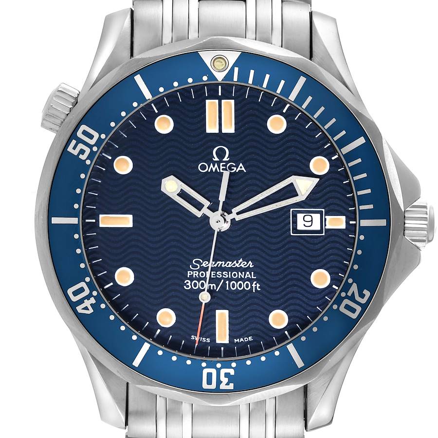 Omega Seamaster Diver James Bond Steel Mens Watch 2541.80.00 SwissWatchExpo