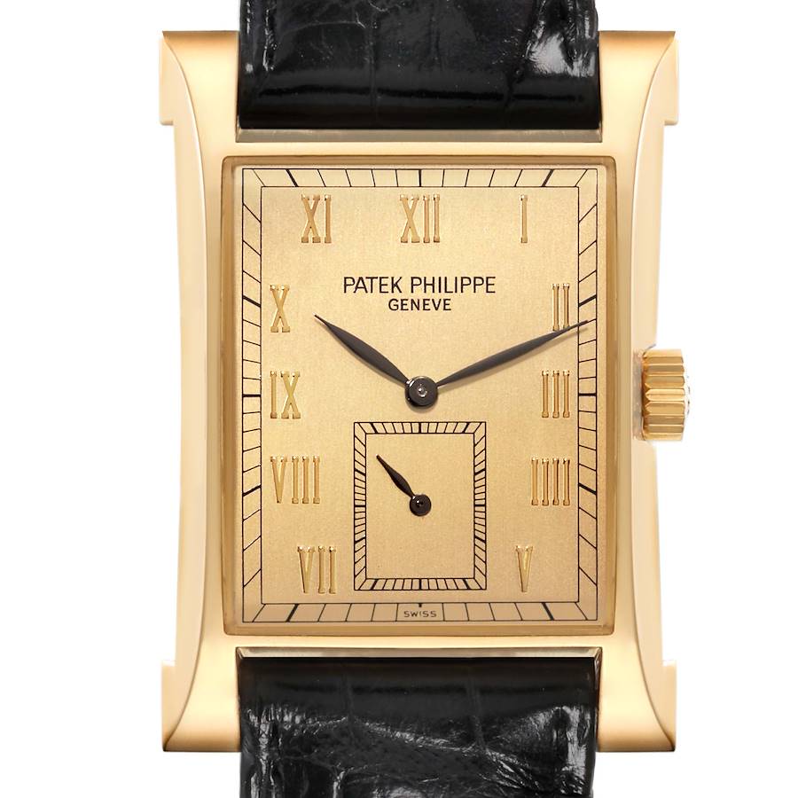 Patek Philippe Pagoda Yellow Gold Limited Edition Mens Watch 5500J SwissWatchExpo