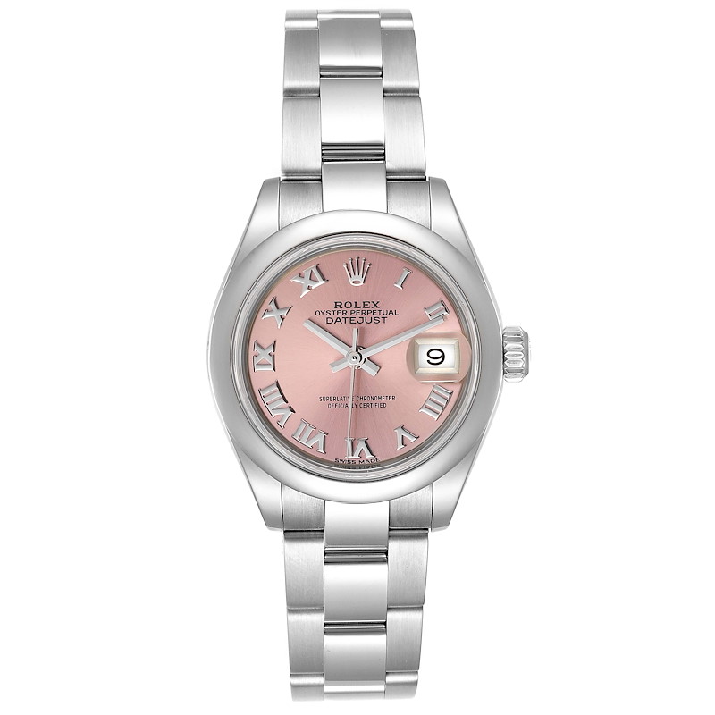 Ladies rolex 2024 with pink face