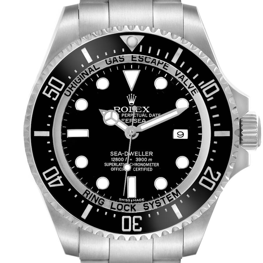 Rolex Seadweller Deepsea Ceramic Bezel Steel Mens Watch 116660 SwissWatchExpo