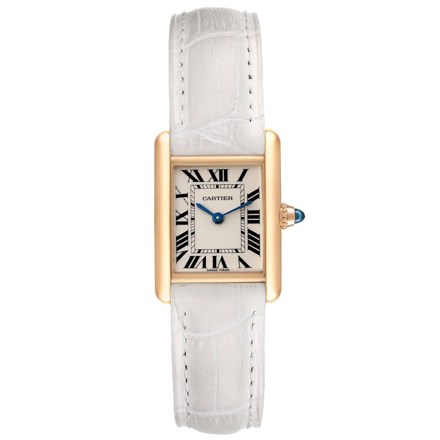 Cartier white watch discount