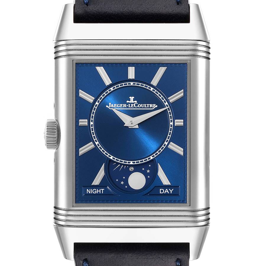 Jaeger LeCoultre Reverso Tribute Duoface Calendar Mens Watch Q3918420 Unworn SwissWatchExpo