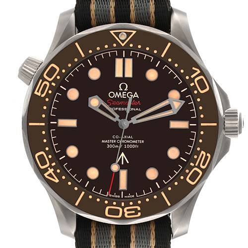 Photo of Omega Seamaster 300M 007 Edition Titanium Watch 210.92.42.20.01.001 Box Card