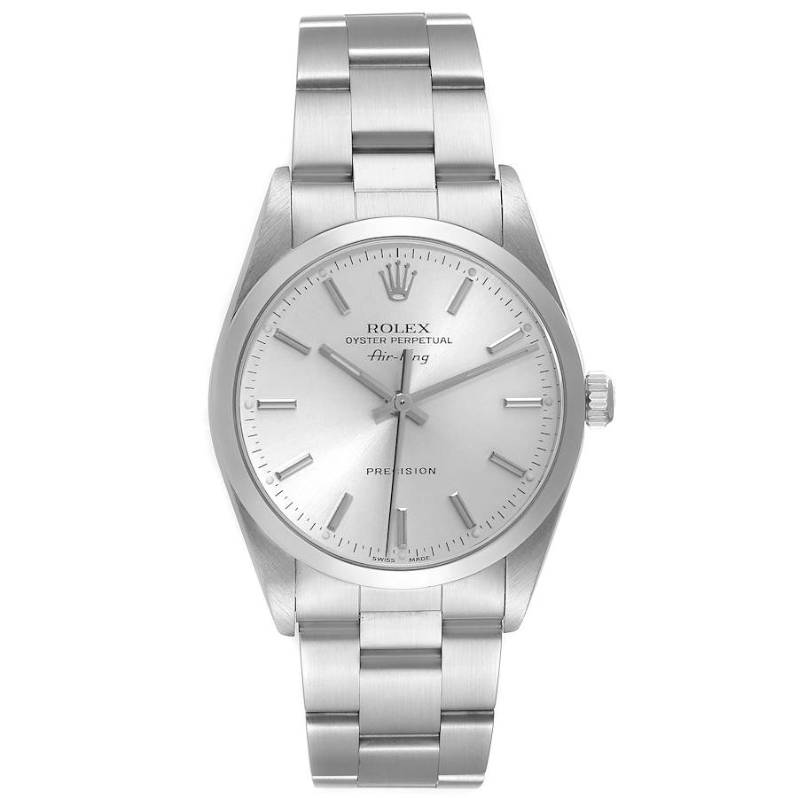 Rolex air sales king silver dial