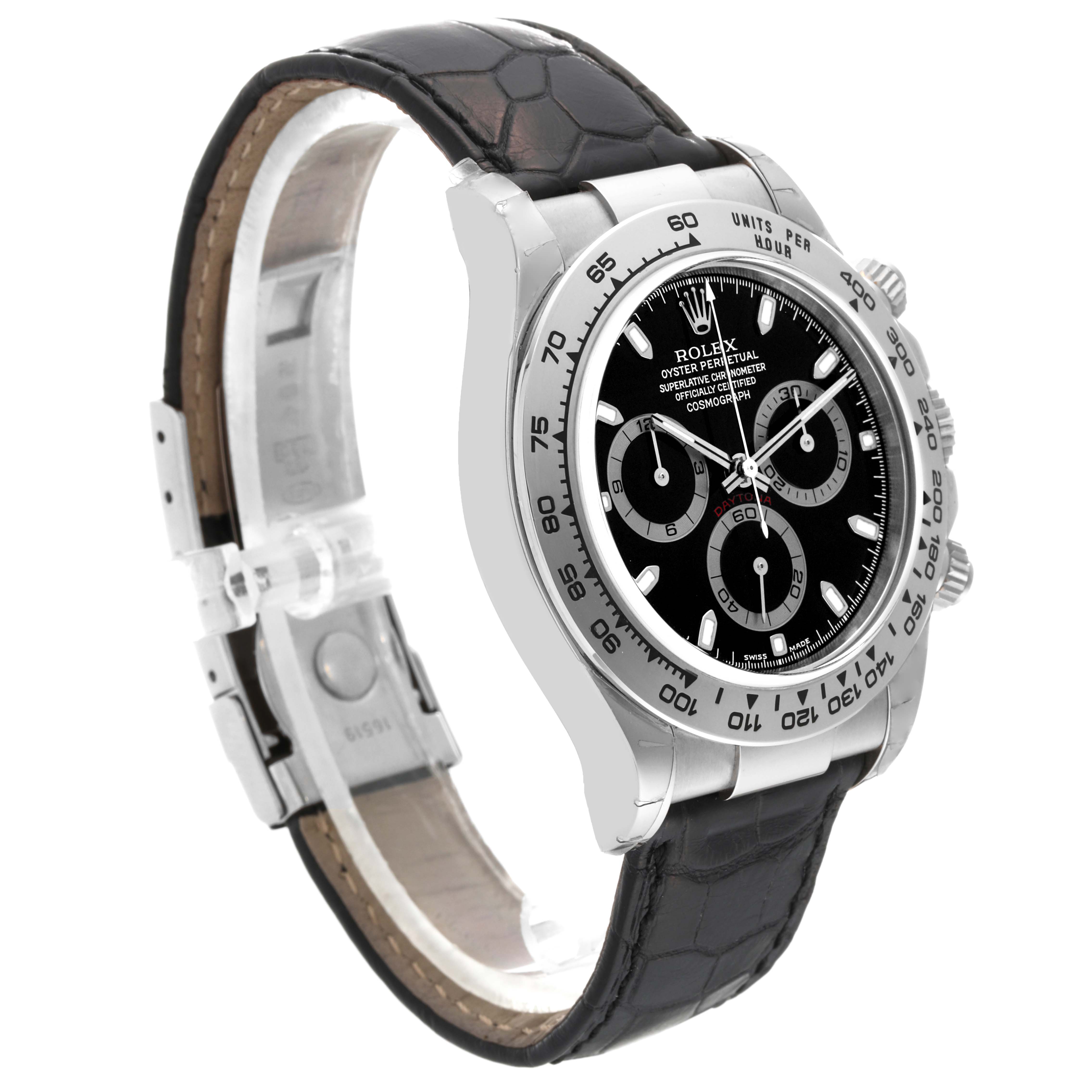 Rolex Daytona White Gold 116519 | Stock 63611 | SwissWatchExpo