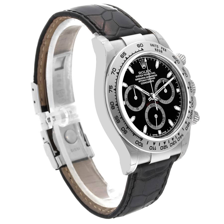Rolex Daytona White Gold 116519 | Stock 63611 | SwissWatchExpo