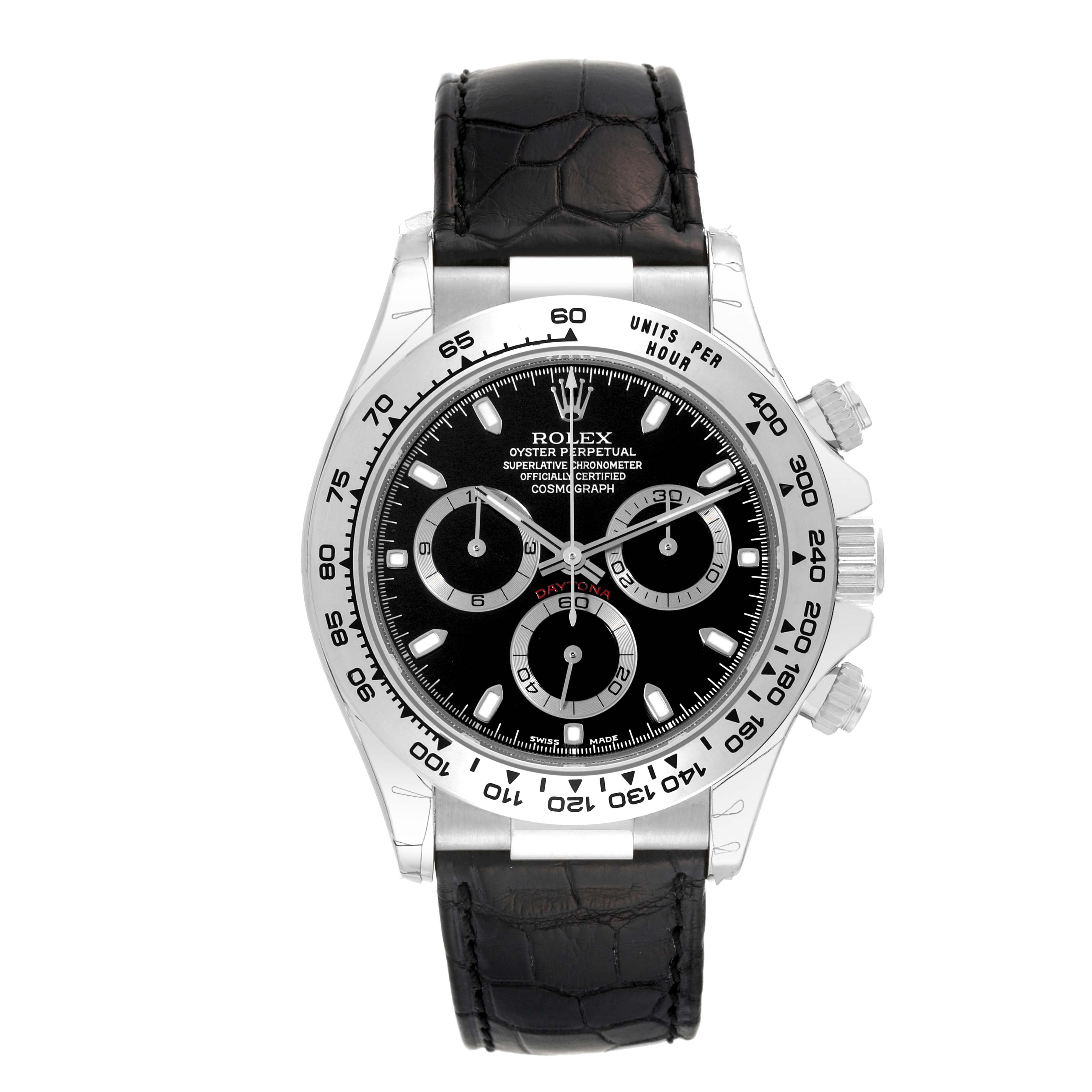 登場! White Daytona Rolex Gold SwissWatchExpo | 63611 Stock | 116519 ルアー・フライ