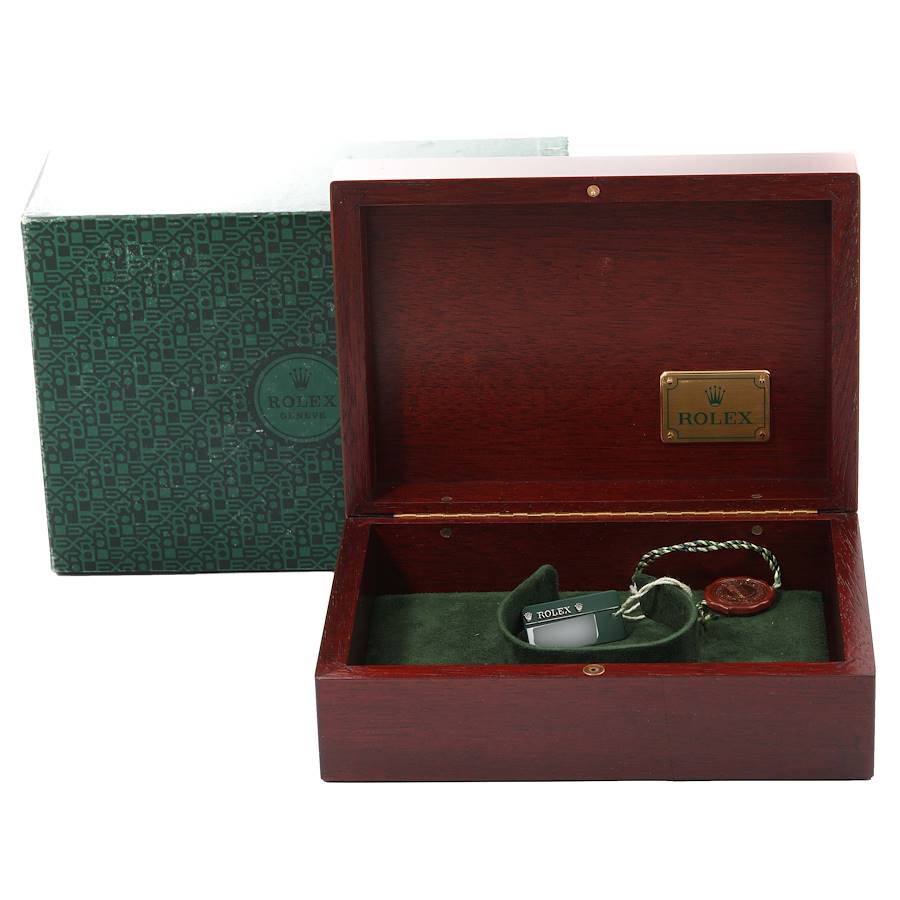 Rolex Datejust Factory Zebra White Gold Diamonds 36mm 116199SANR Box Papers