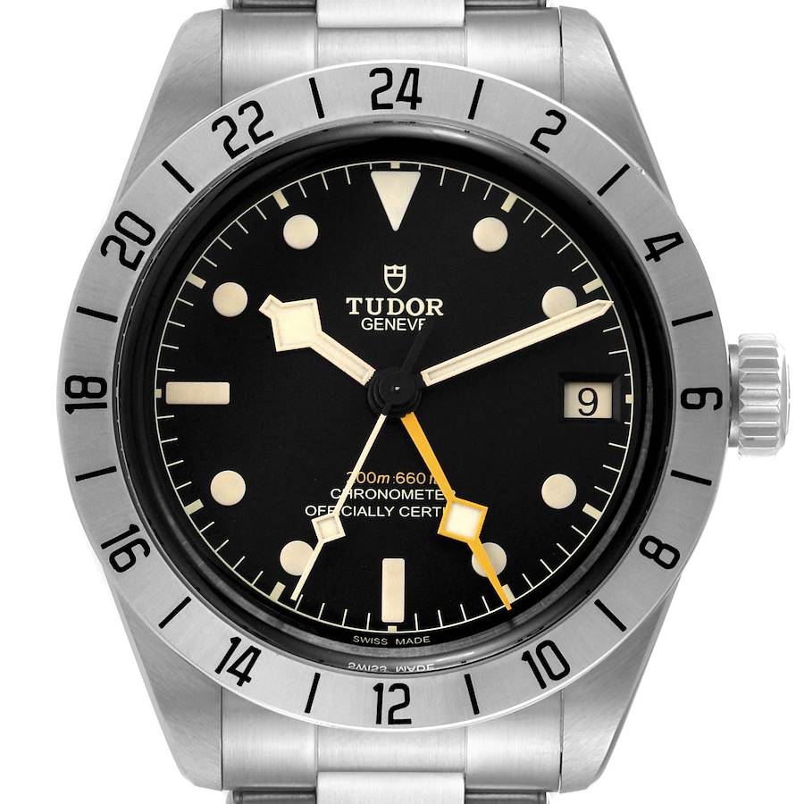 Tudor Black Bay Pro GMT Stainless Steel Mens Watch M79470 Box Card SwissWatchExpo