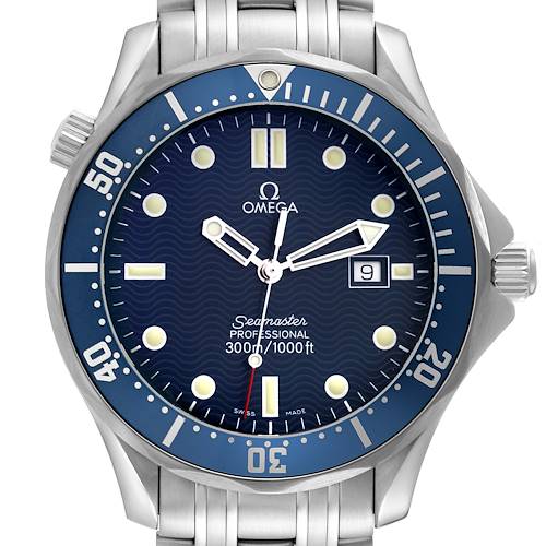 Photo of Omega Seamaster Diver James Bond Blue Dial Steel Mens Watch 2541.80.00