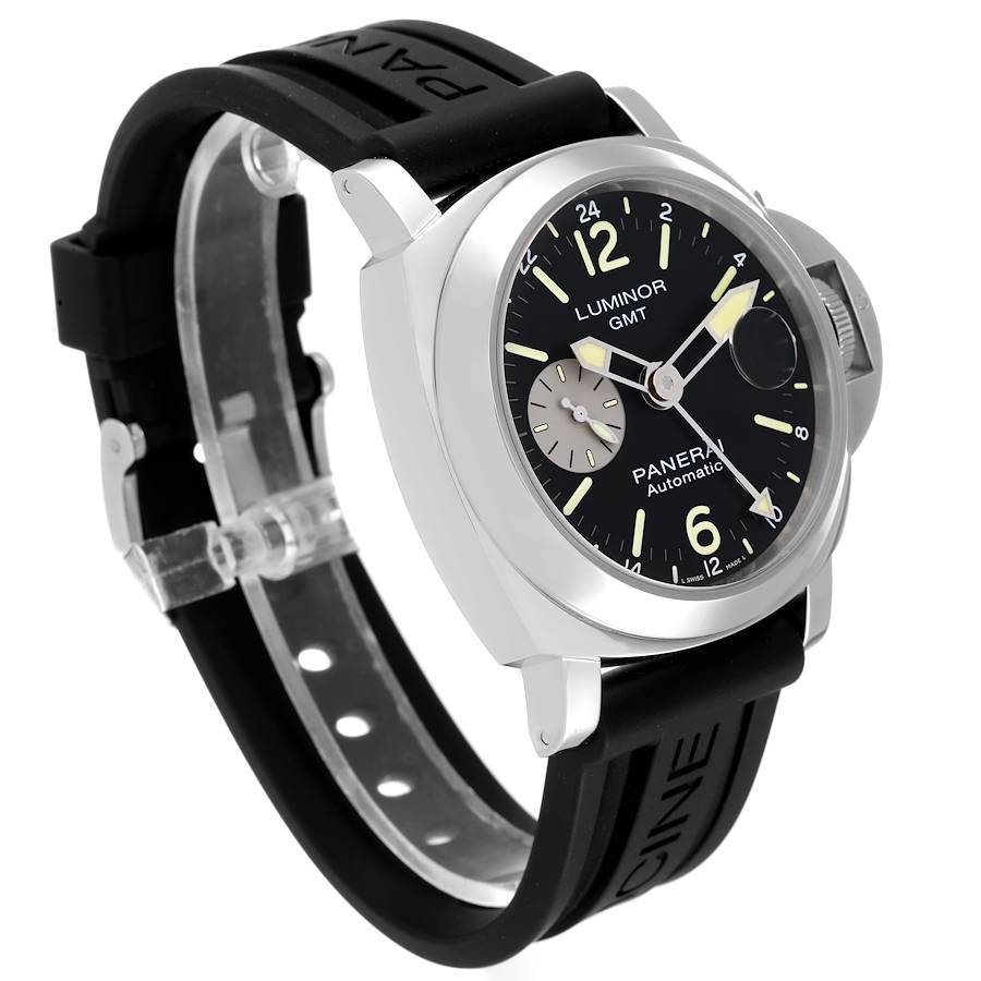 Panerai Luminor GMT 44 Automatic Steel Mens Watch PAM01088 Box