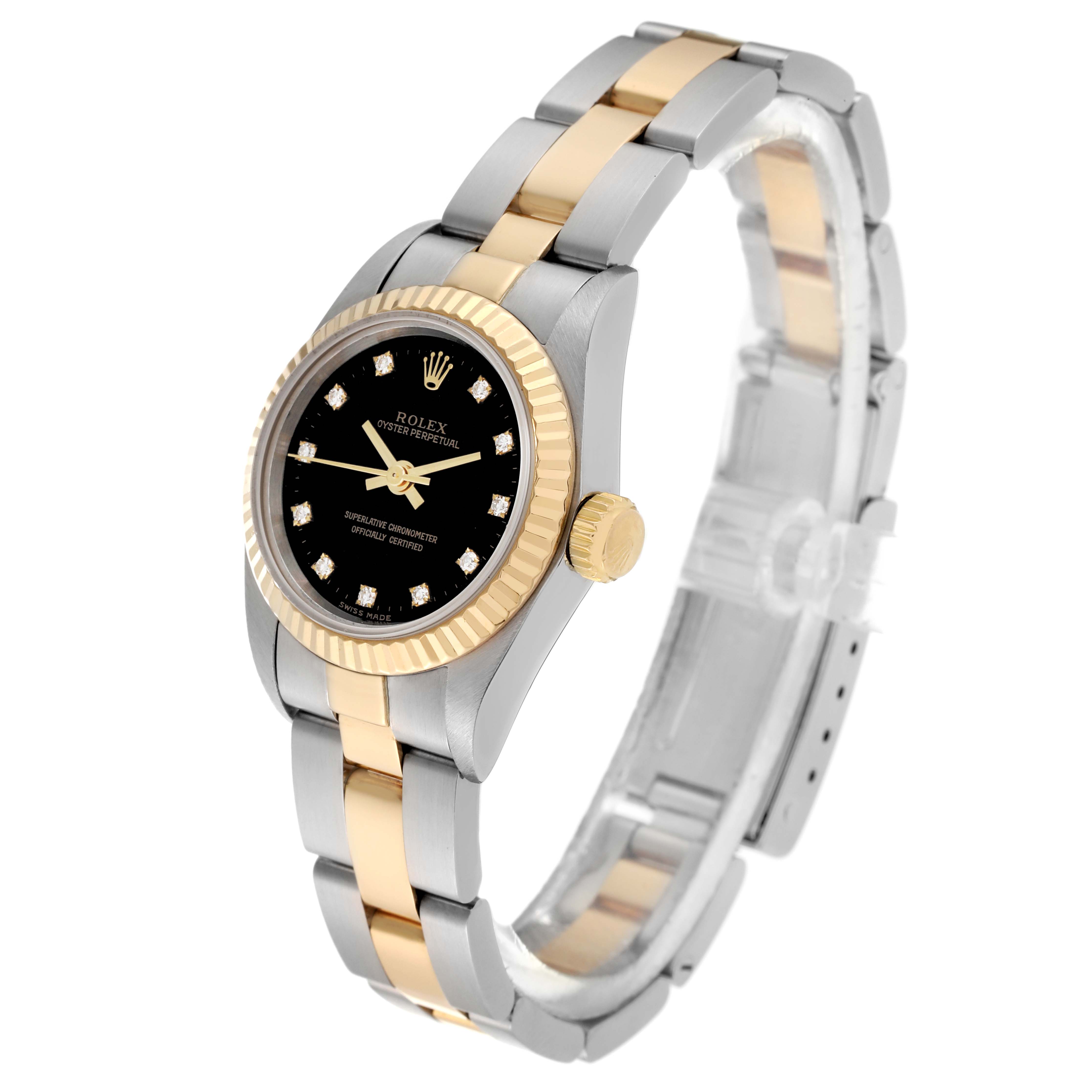 ROLEX OYSTER PERPETUAL LADY 67193 2コマ Buy Used Rolex Oyster Perpetual 67193 | Bob's Watches - Sku