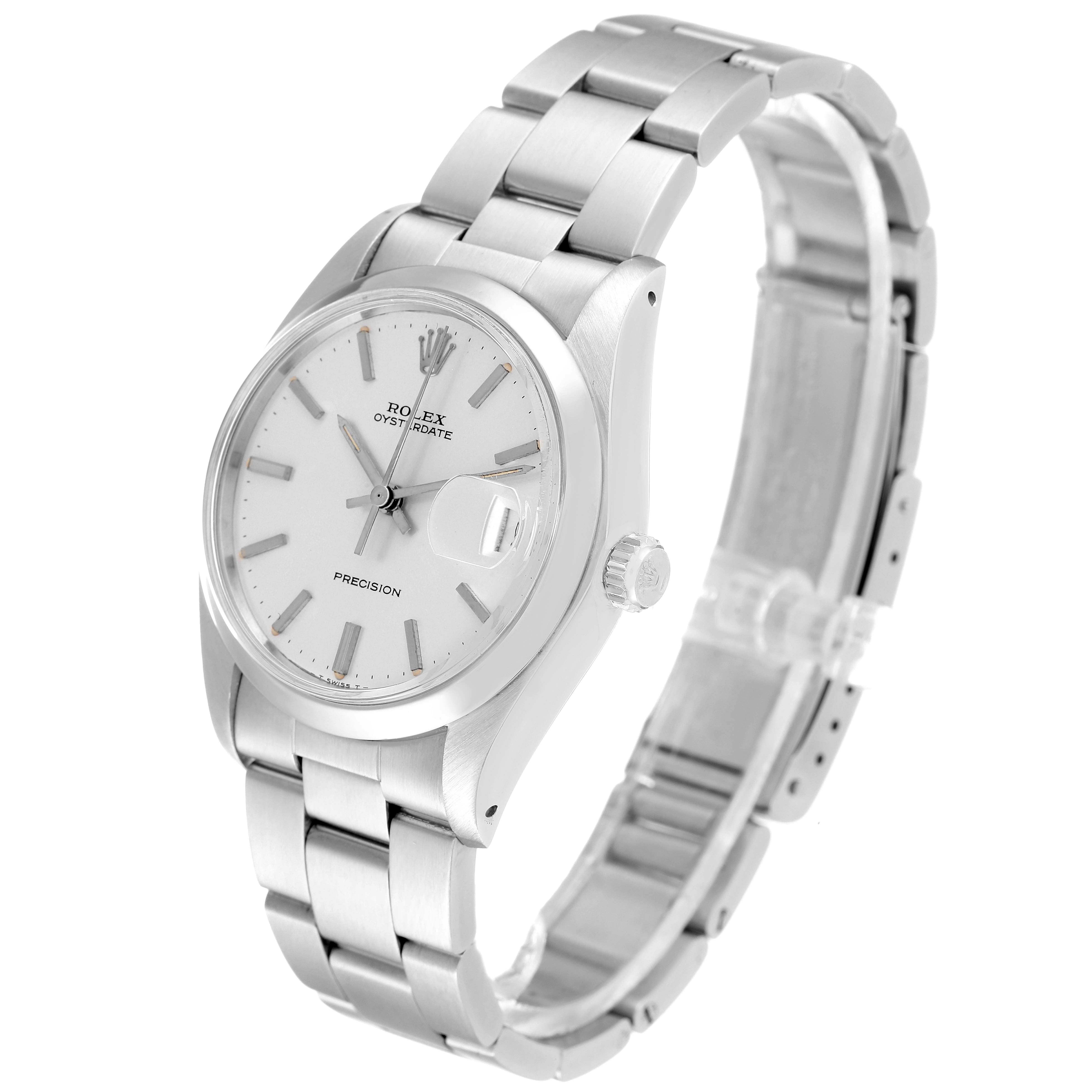 The Vintage Collection model by Rolex is shown at a three-quarter angle displaying the dial, bracelet, and crown.