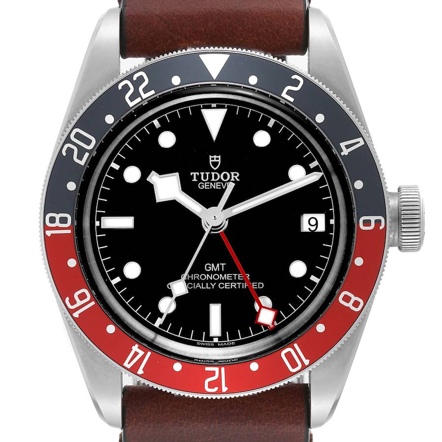 Tudor Heritage Black Bay GMT Pepsi Bezel Mens Watch 79830RB Box Card SwissWatchExpo