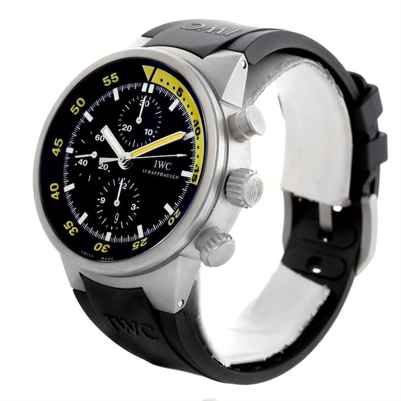 IWC Aquatimer Split Minute Chronograph Titanium Watch IW372304 Unworn SwissWatchExpo