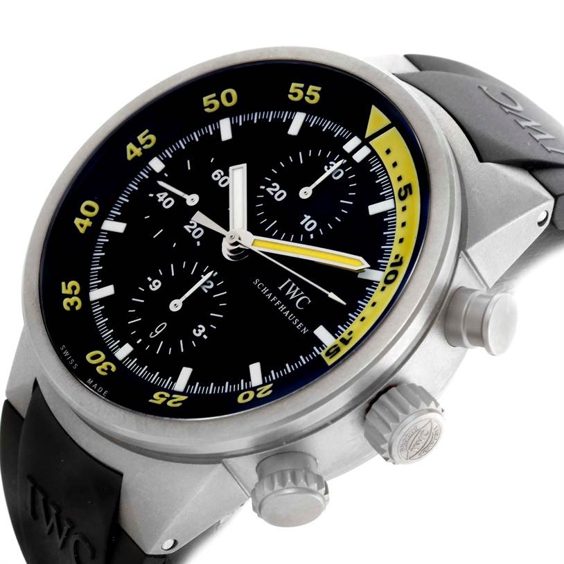 IWC Aquatimer Split Minute Chronograph Titanium Watch IW372304 Unworn ...