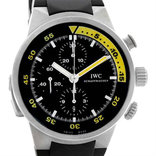 Photo of IWC Aquatimer Split Minute Chronograph Titanium Watch IW372304 Unworn