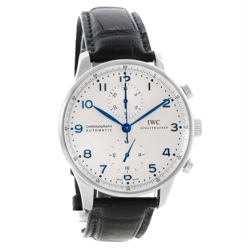 IWC Portuguese Chrono Automatic Steel Mens Watch IW371417 | SwissWatchExpo
