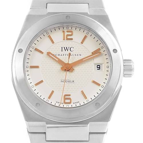 Photo of IWC Ingenieur Automatic Silver Dial Mens Watch IW322801 Unworn