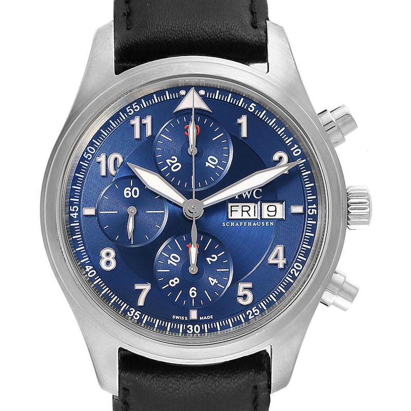 IWC Pilots Chronograph Laureus Sport Limited Edition Mens Watch IW371712 SwissWatchExpo