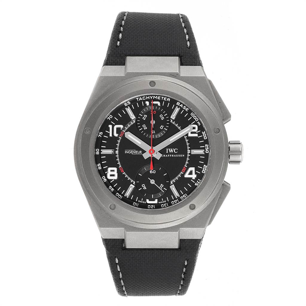 IWC Ingenieur AMG Titanium Black Dial Automatic Mens Watch IW372504 ...