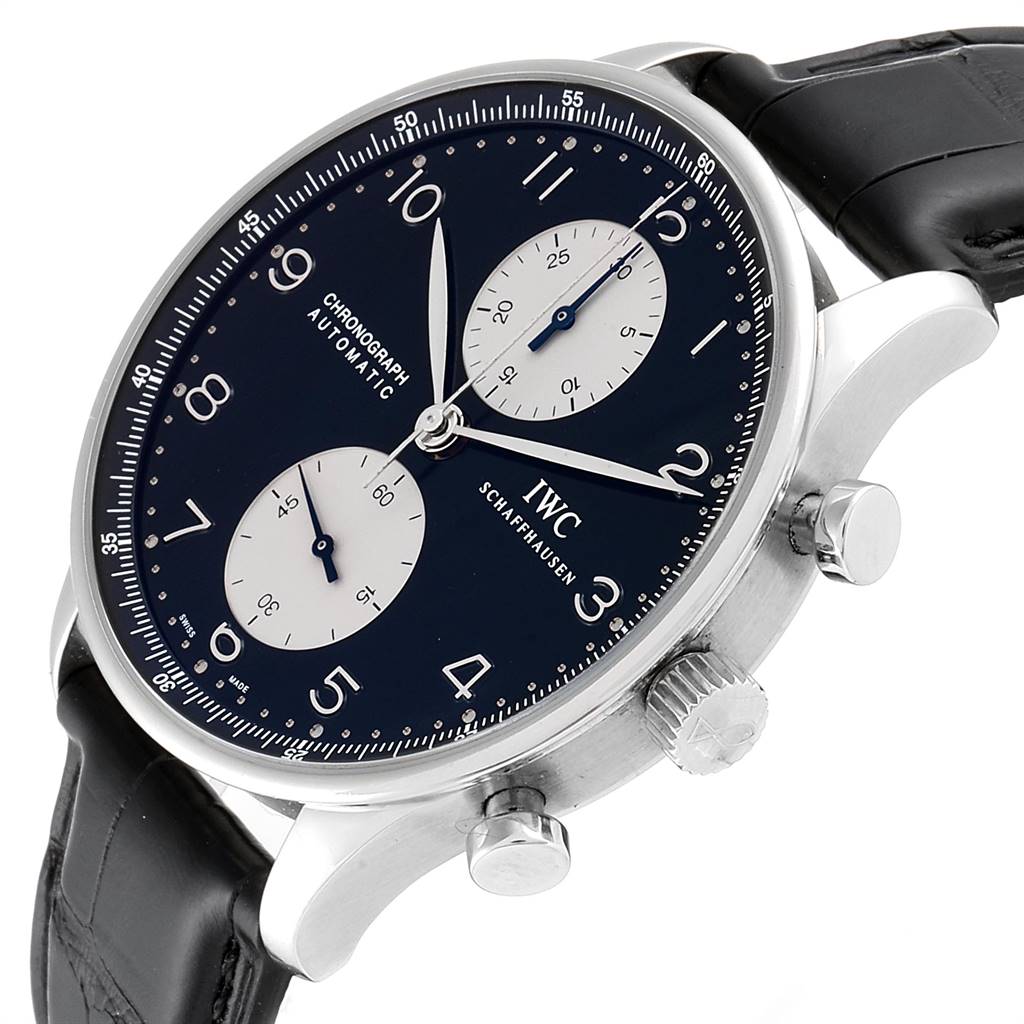 IWC Portuguese Chronograph Automatic Steel Mens Watch IW371404 ...