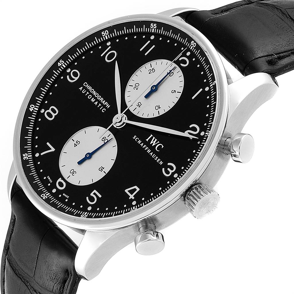 IWC Portuguese Chrono Automatic Steel Mens Watch IW371404 | SwissWatchExpo